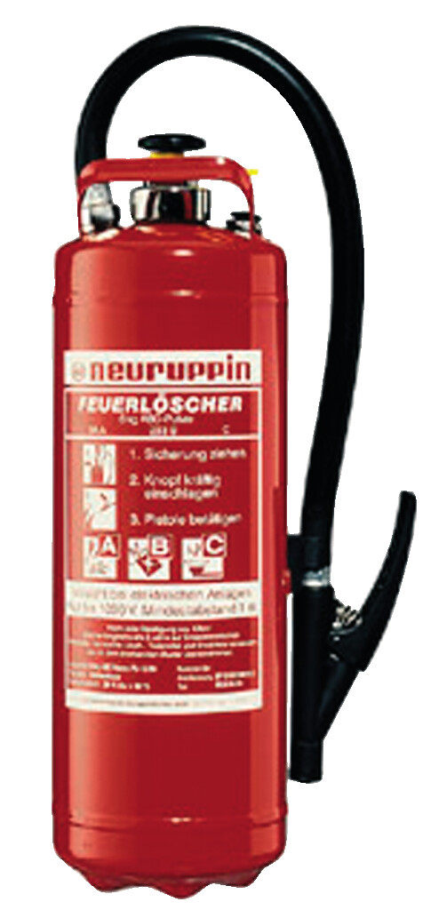 Pulver Auflade-Feuerlöscher NEU PG 6 AS - Passin Brandschutzservice