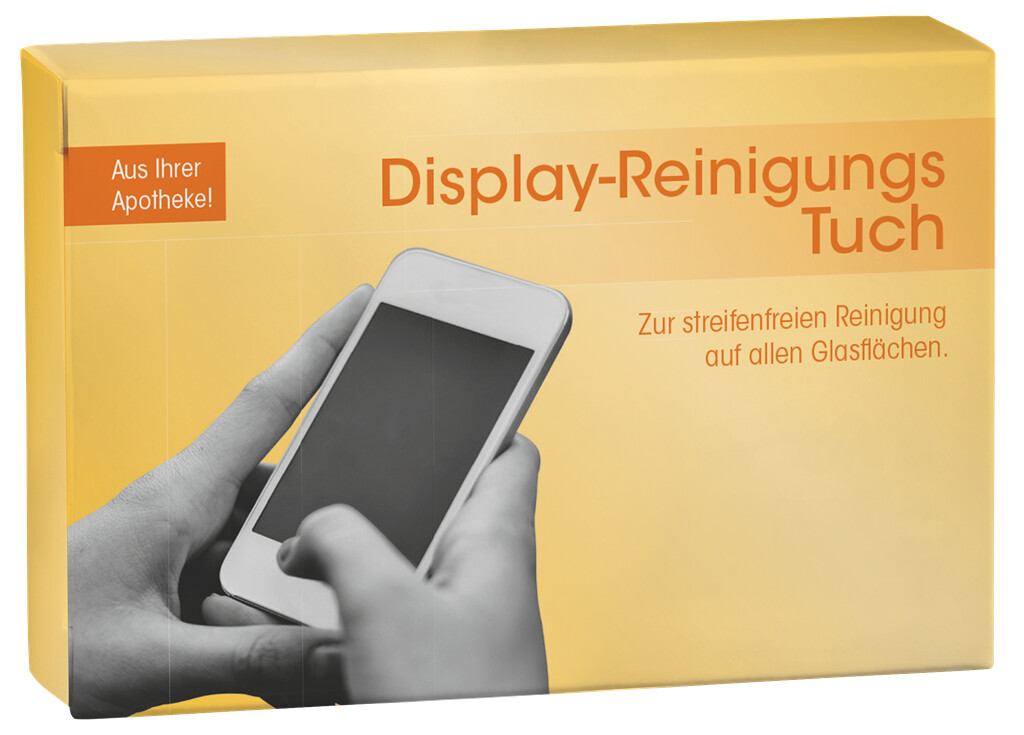 Display-Reinigungs-Tuch 10er Leerfaltschachtel