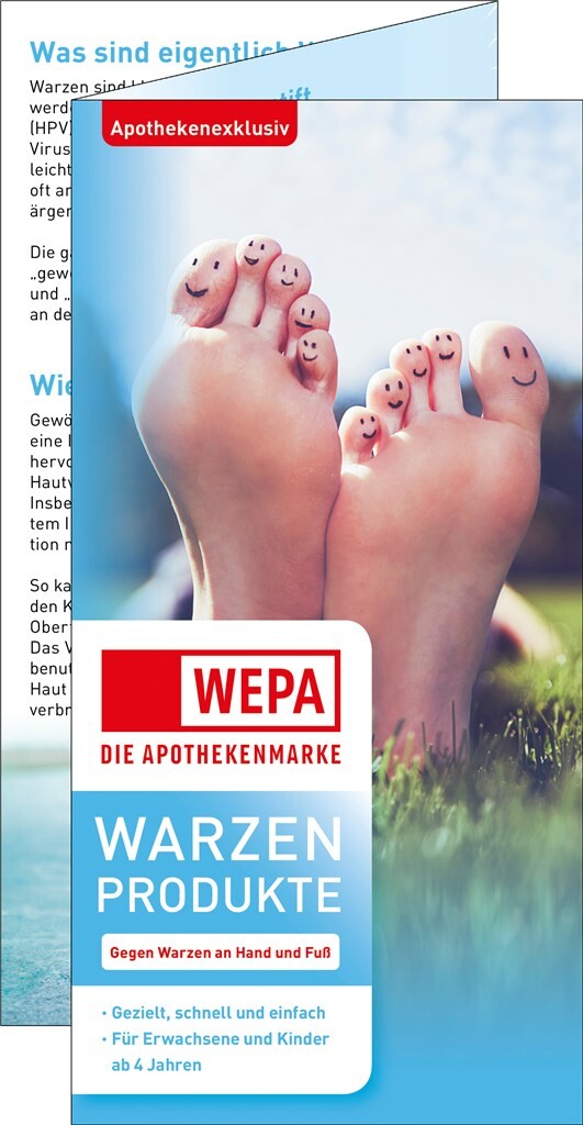 WEPA Warzenprodukte Broschüre