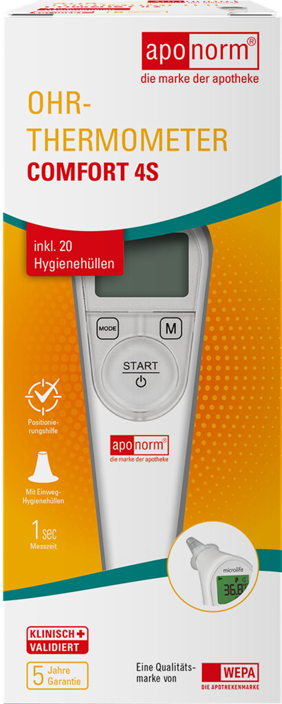 aponorm<sup>®</sup> Ohrthermometer Comfort 4S