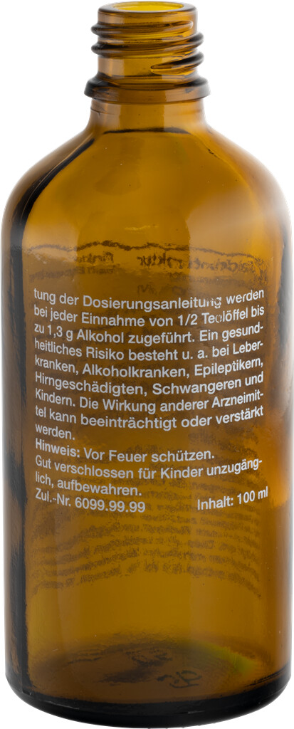 Allround Tropfflasche "Baldriantinktur" braun 100 ml