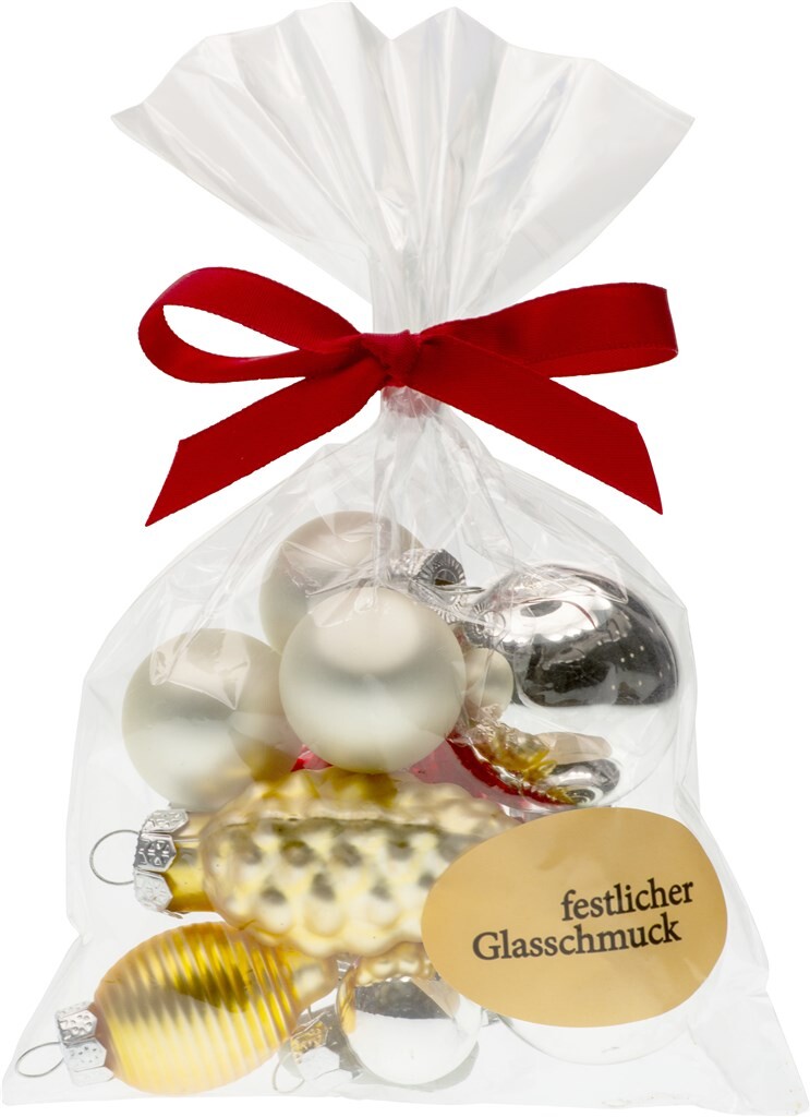 Edler Weihnachts-Glasschmuck