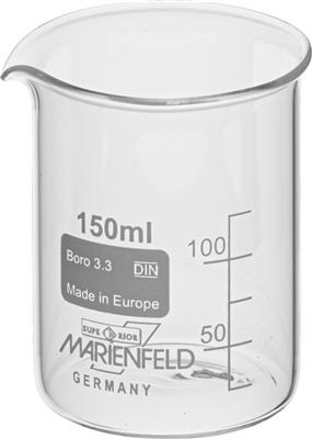 Becherglas, niedrige Form, 150 ml