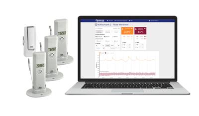 Digitales Temperatur-Überwachungspaket WeatherHub inkl. 3 Sender