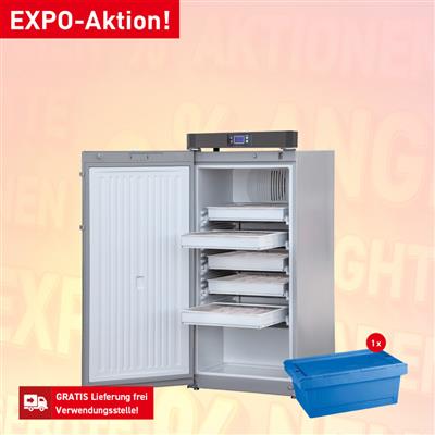 apotec®  cool connect Medikamentenkühlschrank mit AluCool Schubladen, 236 l, nach DIN 58345, Türanschlag links