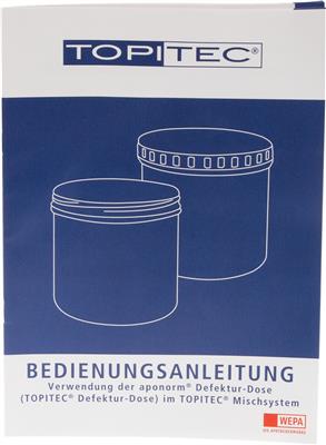 Grundausstattung TOPITEC<sup>®</sup> Mischsysteme für 1000g Defekturdose