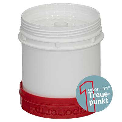 TOPITEC® Kruke (aponorm® Kruke) OV 100 g/140 ml rot/weiß