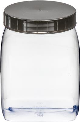 PVC-Weithalsbehälter transparent 750 ml