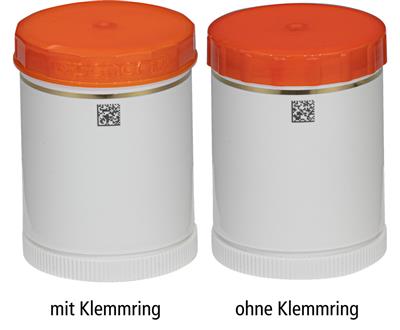 TOPITEC® Kruke (aponorm® Drehdosierkruke) 100 g/140 ml orange/Kosmetik