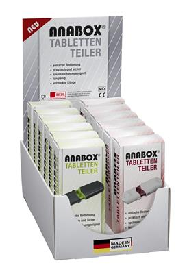 ANABOX®  Tablettenteiler, Display á 12 Stück