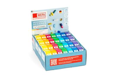 WEPA 1x7 Wochenbox "Regenbogen/UV-Schutz+"