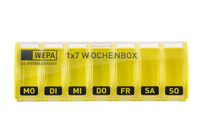 WEPA 1x7 Wochenbox "farbig sortiert/pastell"