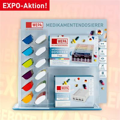 WEPA Medikamentendosierer Acryl-Dsiplay