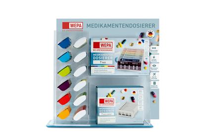 WEPA Medikamentendosierer Acryl-Dsiplay Aufsatz