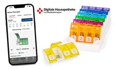 WEPA Medikamentendosierer 7 Tage Wochenmagazin smart4 "Regenbogen"