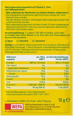 WEPA Zink-Holunder Portionsbeutel