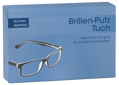 Brillenputz-Tuch, 10er Leerfaltschachtel