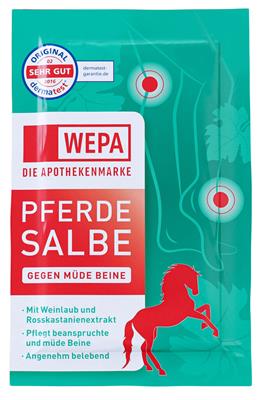 WEPA Pferdesalbe Gegen müde Beine, 10 ml Warenprobe