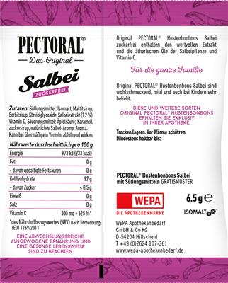 PECTORAL®  Salbei zuckerfrei, Warenprobe