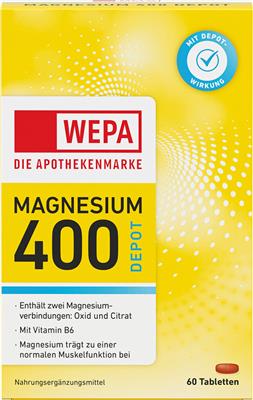 WEPA Magnesium 400 + B6, 60er Packung
