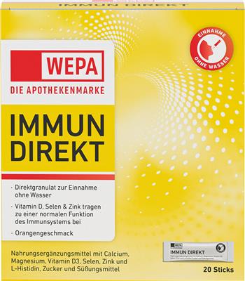 WEPA Immun Direkt Sticks, 20er Pack.