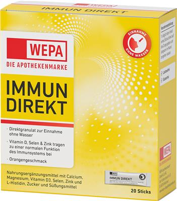 WEPA Immun Direkt Sticks, 20er Pack.