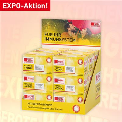 WEPA - Die Apothekenmarke HV-Display "Vitamin C+Zink"