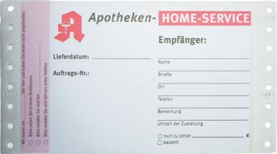 Adressetikett für Versandtaschen klein/ groß
HOME-SERVICE