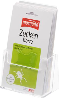 mosquito®  Zeckenkarte blanko, 25 St. mit Display