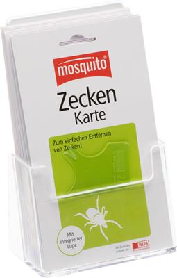 mosquito®  Zeckenkarte blanko, 25 St. mit Display