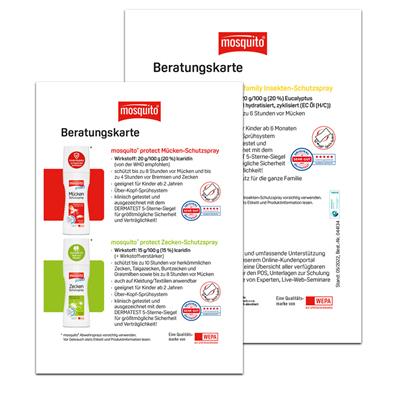 mosquito®Repellent Beratungskarte