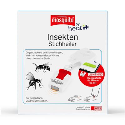 mosquito® by heat it Insekten-Stichheiler mit Lightning Anschluss