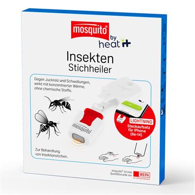 mosquito® by heat it Insekten-Stichheiler mit Lightning Anschluss