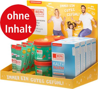 WEPA - Die Apothekenmarke HV-Display leer Bestückungsvariante "Bewegung"