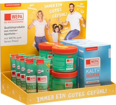 HV-Display "WEPA - Die Apothekenmarke" - Bestückungsvariante: Bewegung