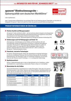 aponorm® QMS-Blatt für Mitarbeiterschulungen