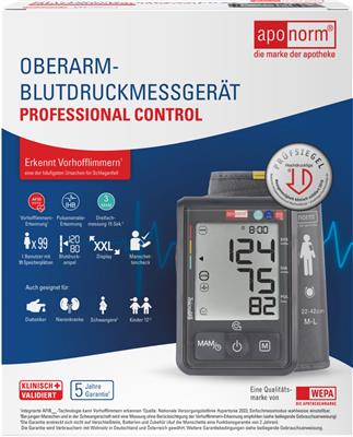 aponorm®  Professional Control Oberarm-Blutdruckmessgerät