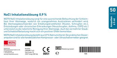 WEPA NaCl Inhalationslösung 0,9% 50 Ampullen à 5 ml