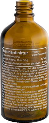 Allround Tropfflasche "Baldriantinktur" braun 100 ml