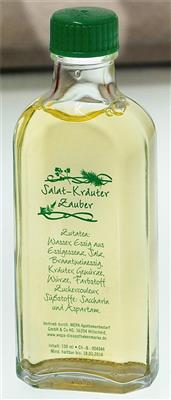 Meplat-Flasche mit Salat-Kräuter-Zauber