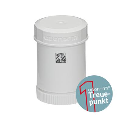 TOPITEC® Kruke (aponorm® Drehdosierkruke) 20 g/28 ml weiß/weiß