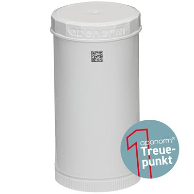 TOPITEC® Kruke (aponorm® Drehdosierkruke) 200 g/250 ml weiß/weiß