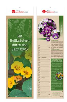 Wandkalender  Heilkräuter 14,3 x 48,5
