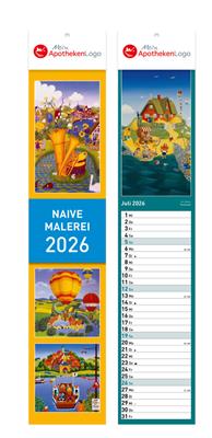 Wandkalender  Naive Malerei 9,5 x 48,5
