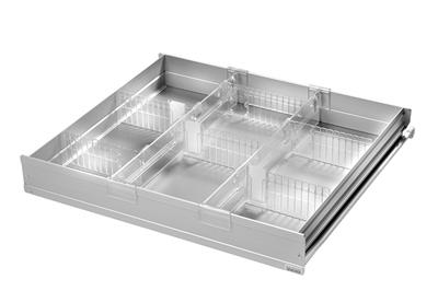 Schublade "AluCool" für 236 l, 333 l, 335 l und 388 l Kühlschränke