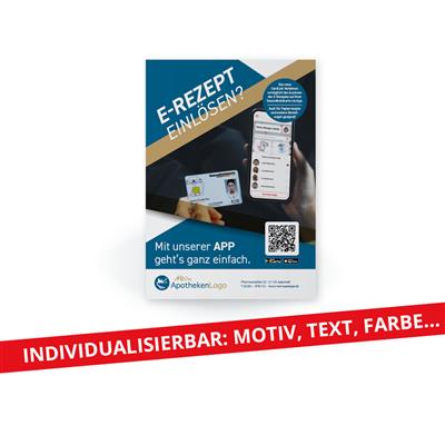 "Mein E-Rezept" App Plakat