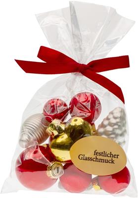 Edler Weihnachts-Glasschmuck