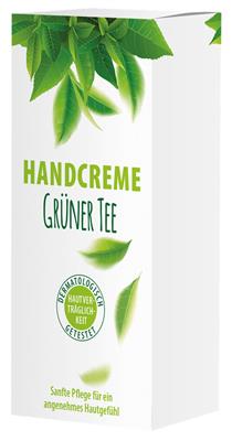 Faltschachteln für Handcreme Grüner Tee 50 ml neutral